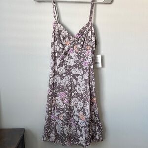 Free People NWT Floral Spaghetti Strap Dress Size 6